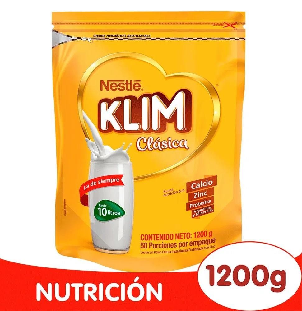 Leche Klim Clasica x 1200g Bolsa