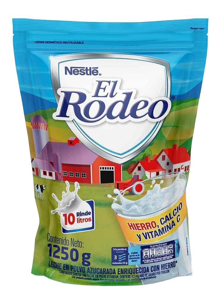Leche Polvo Rodeo x 1250g Bolsa