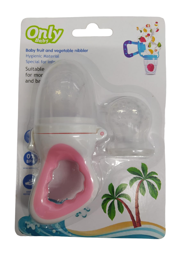 ACC Dispensador de Fruta Silicona W33 Rosado 2 piezas