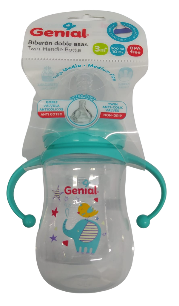 ACC Tetero 10onz GNBX8208C162 AGUAMARINA Elefante