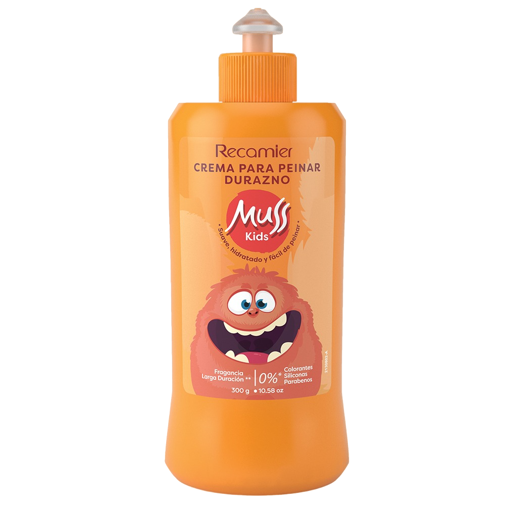 Crema para peinar Muss Kids Durazno 300g