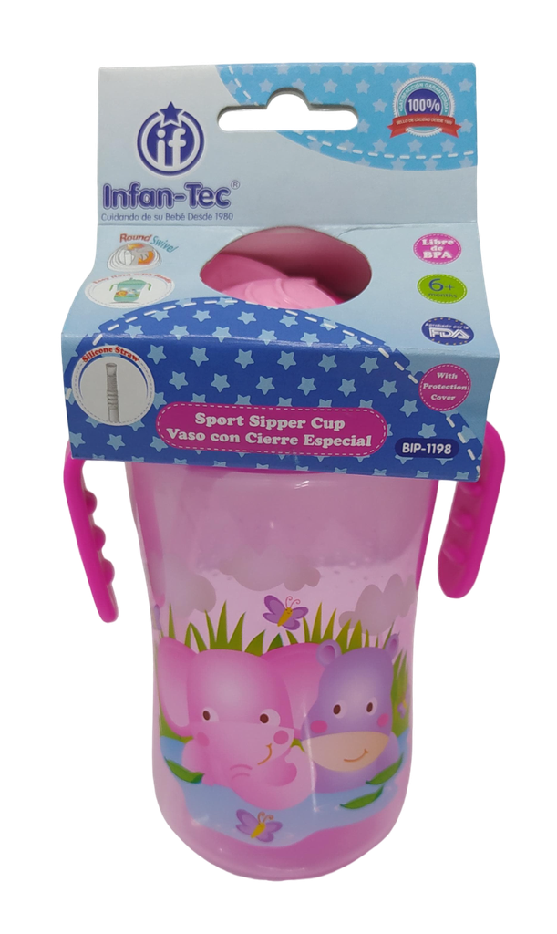 ACC Vaso Pitillo BIP1198 Rosado