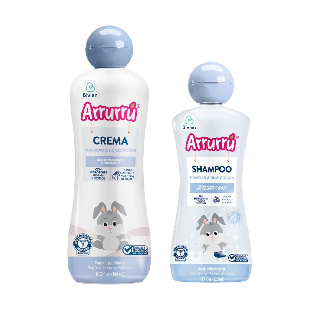 Crema Arruru Suavidad y Humectación 400ml + Shampoo Suavidad y Humectación 220ml OFERTA