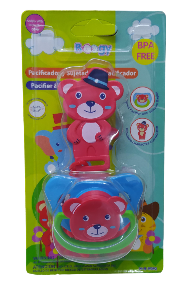 ACC MAMILA CUERDA 19592 Oso Rojo/Azul