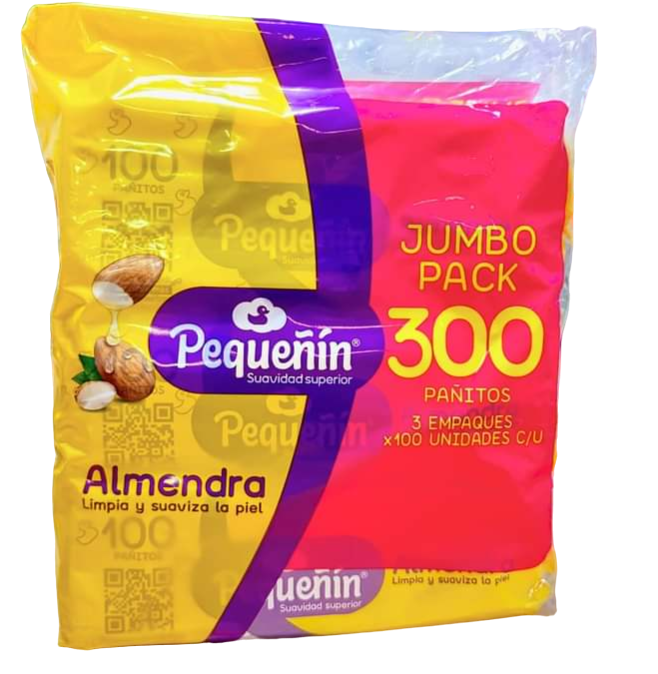 Humedos Pequeñin Almendra *300 (100+100+100)