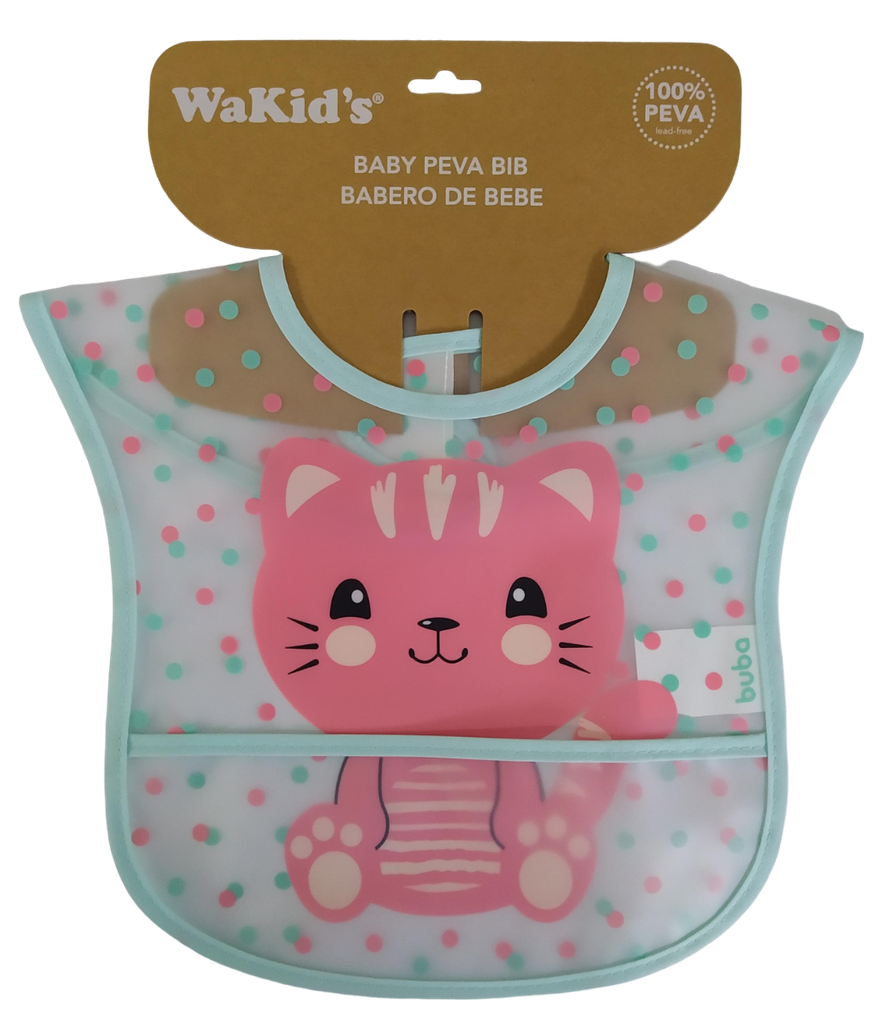 ACC Babero 77324 Gato Rosado/Azul