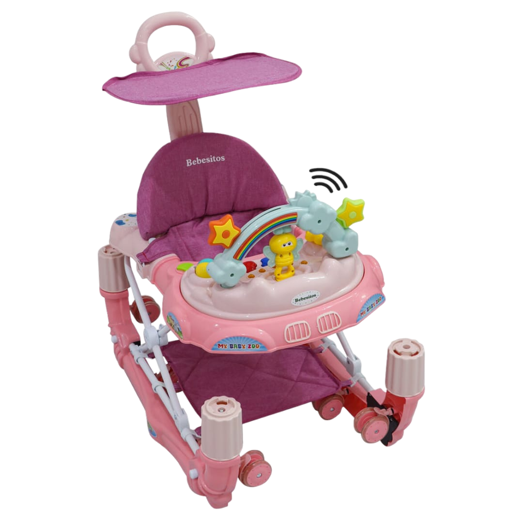 ACC Andadera Caminador Mecedora TZW200 Posapies Rosado