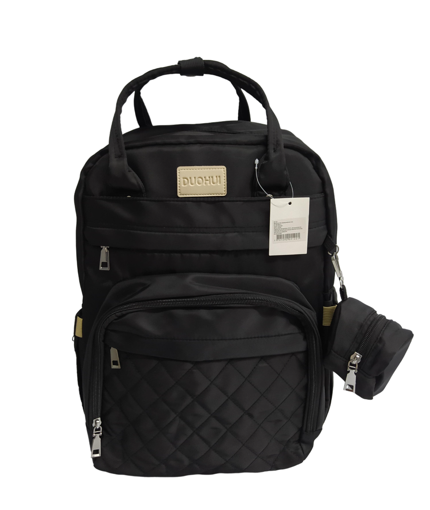 ACC Pañalera Con Cambiador Y Portamamila 223 Negro