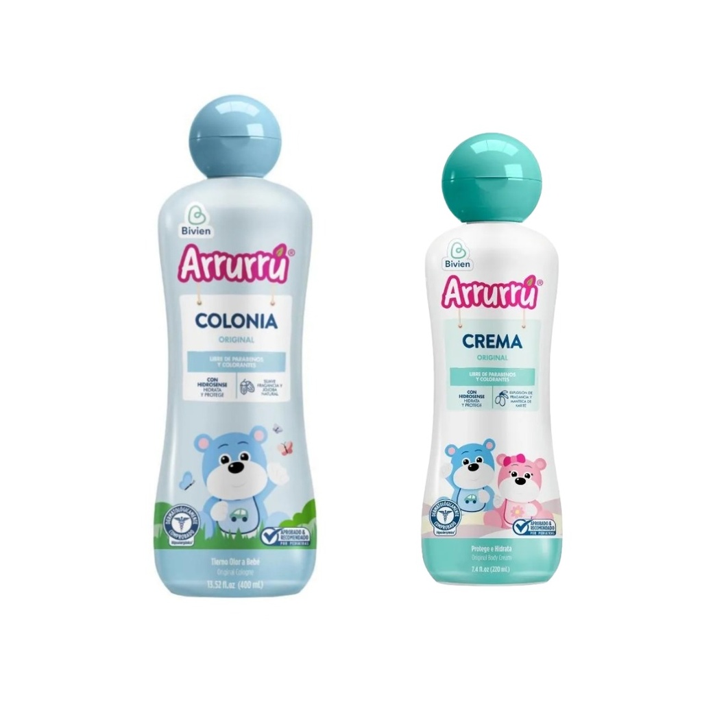 Colonia Arruru Azul 400ml + Crema Original 220ml