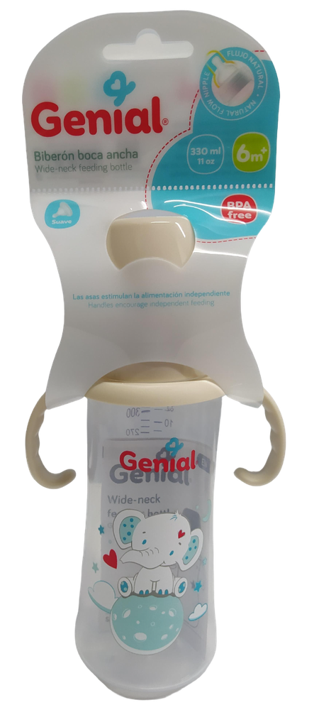 ACC Tetero 11onz GNFB33-330P Elefante Beige