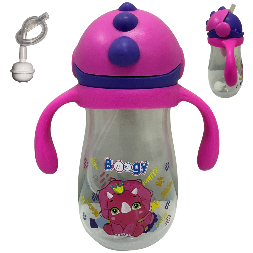 ACC Vaso Pitillo Anticólico 10onz 21463 Dino Fucsia