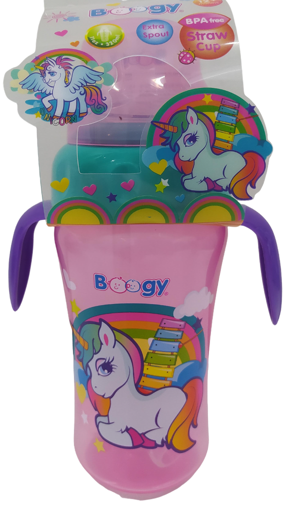 ACC Vaso Pitillo 11onz 20853 Unicornio Fucsia-Morado