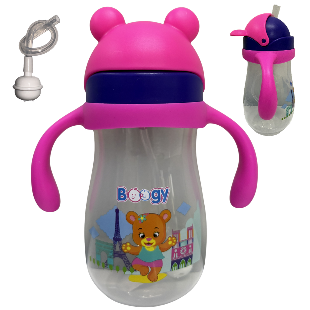 [2496] ACC Vaso Pitillo Anticólico 10onz 21462 Fucsia