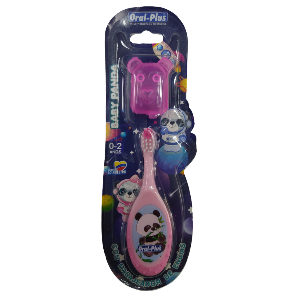 [2534] ACC Cepillo Panda Rosado 0-2 años  - Oral Plus