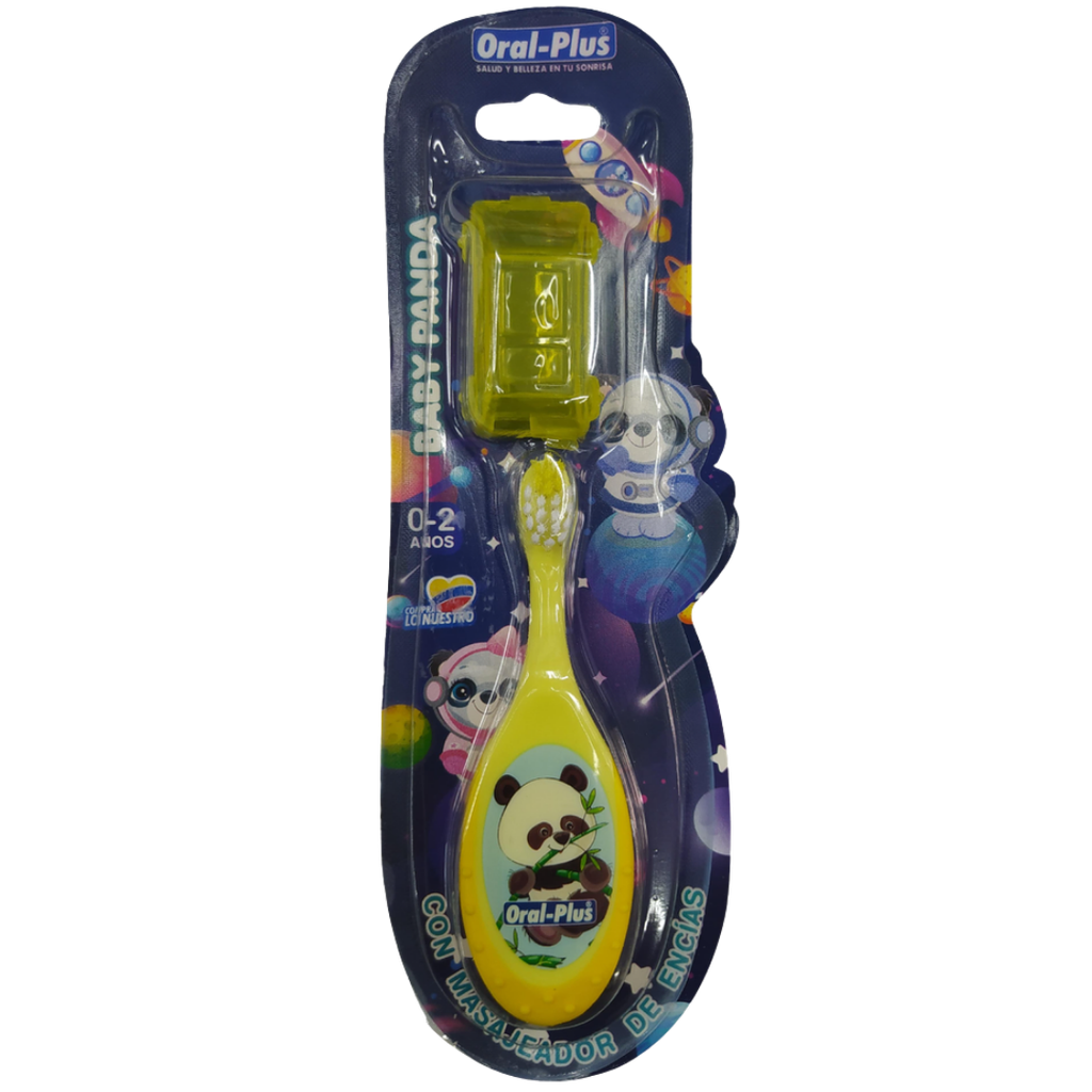 [2536] ACC Cepillo Panda Amarillo 0-2 años  - Oral Plus