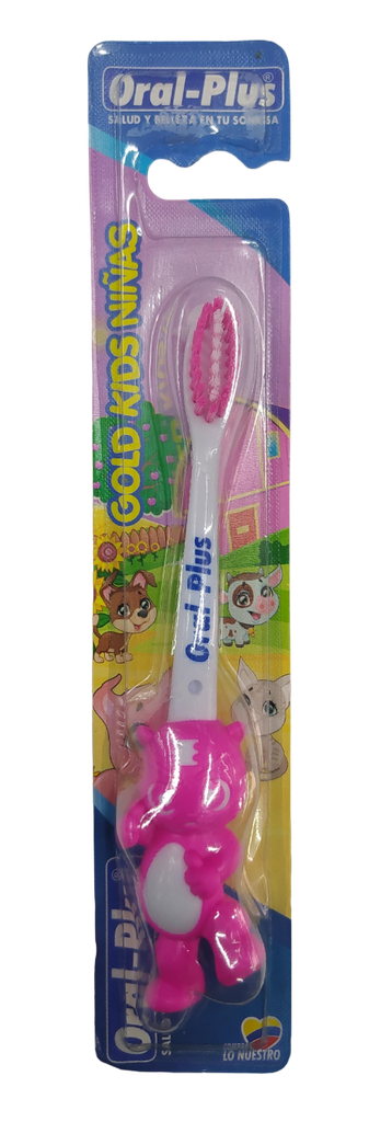 ACC Cepillo Gold Kids Fucsia 2-6 años - Oral Plus