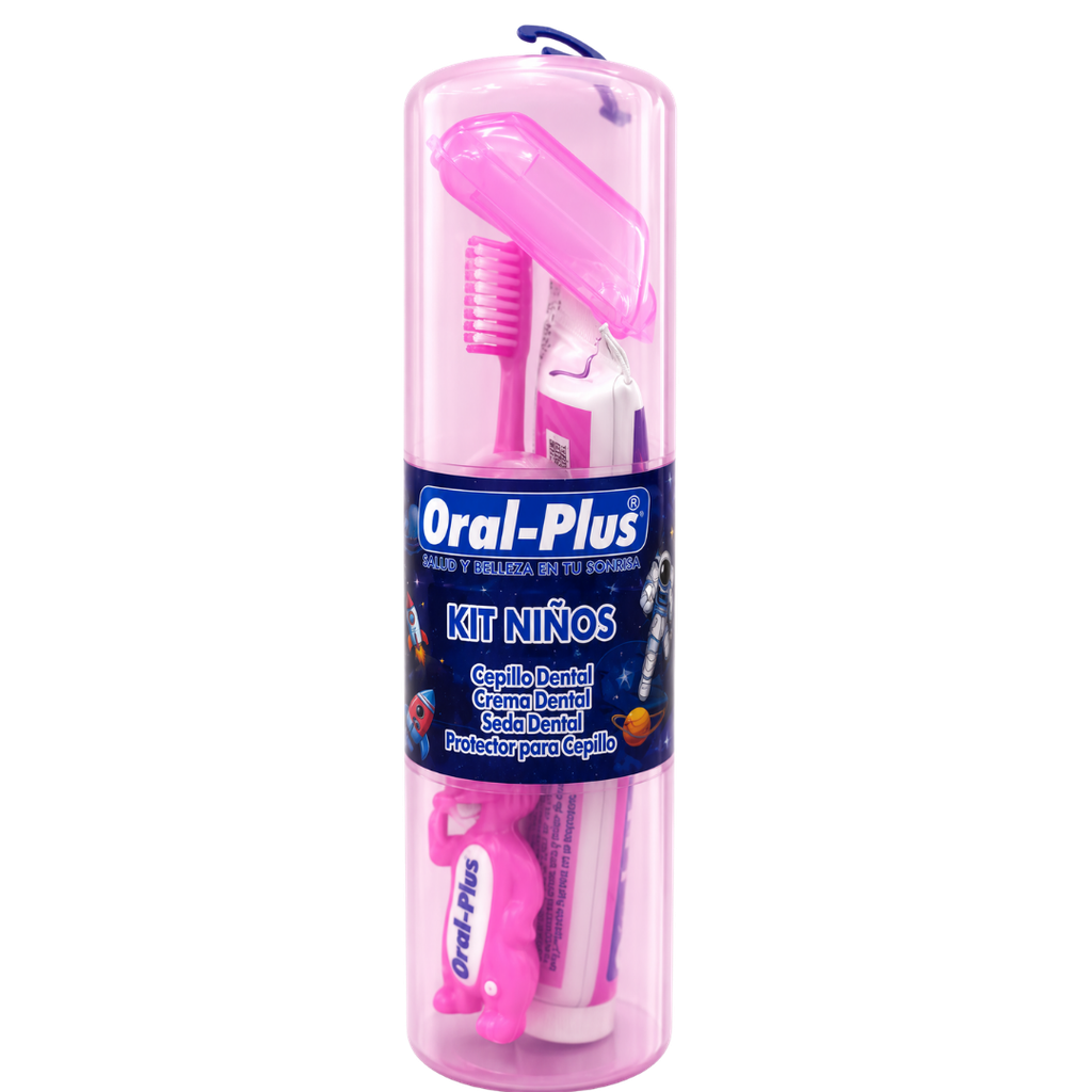 [2555] ACC Kit Viajero Fucsia 2-6 años - Oral Plus