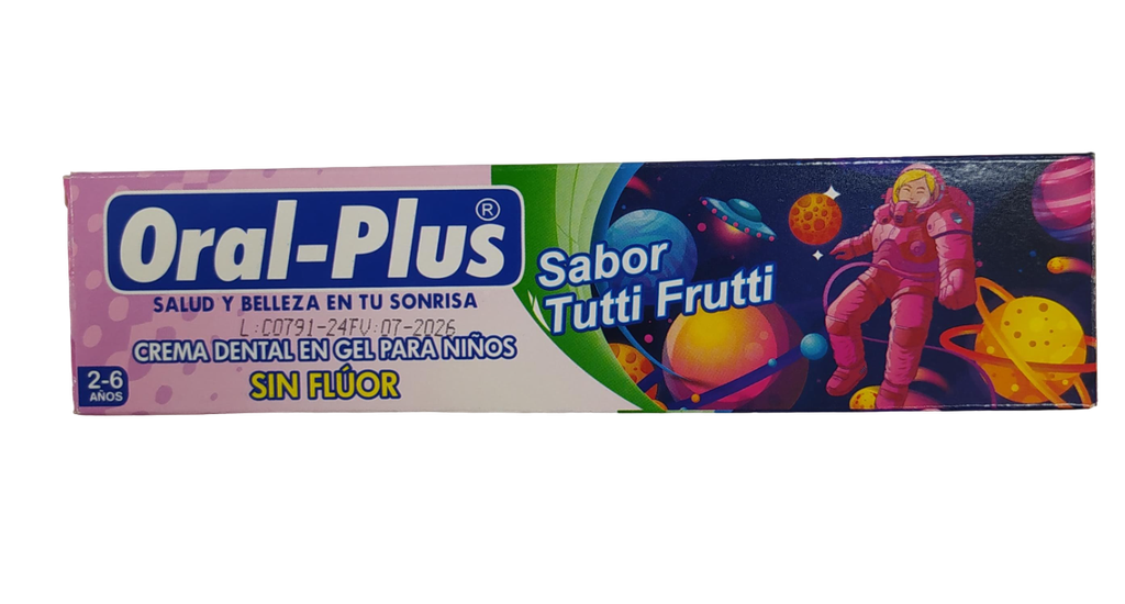 ACC Crema Dental Niña Tutti-Frutti 2-6 años 70gr - Oral Plus