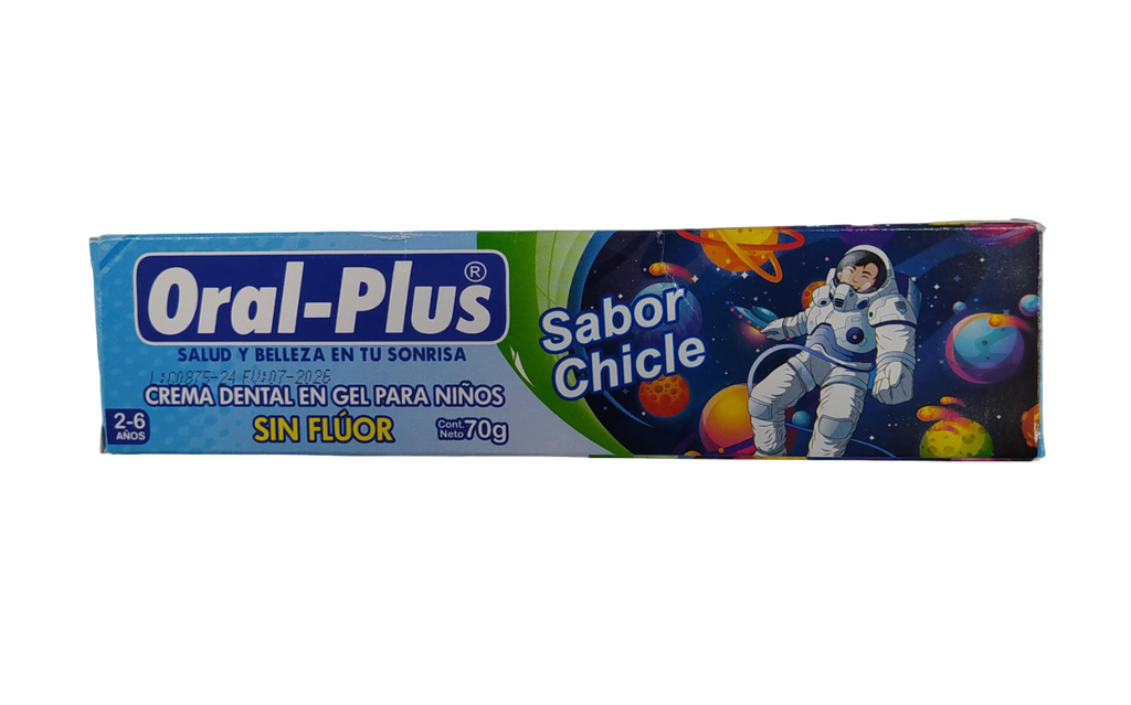 [2558] ACC Crema Dental Niño Chicle 2-6 años 70gr - Oral Plus