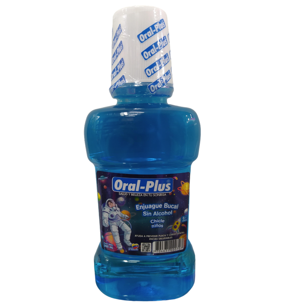 [2560] ACC Enjuague Bucal Niño Chicle 6+ años x300ml - Oral Plus