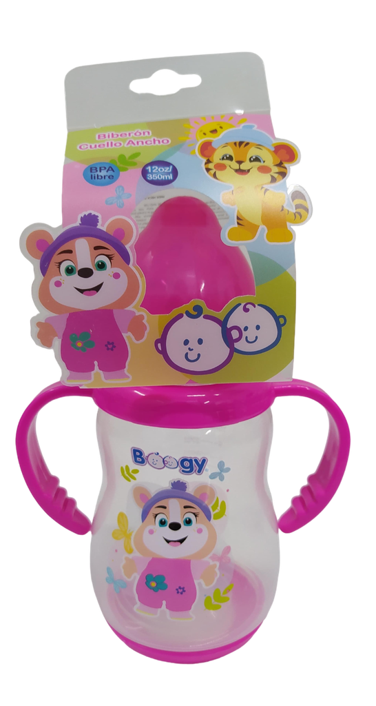 ACC Tetero 12onz 33568 Oso Fucsia
