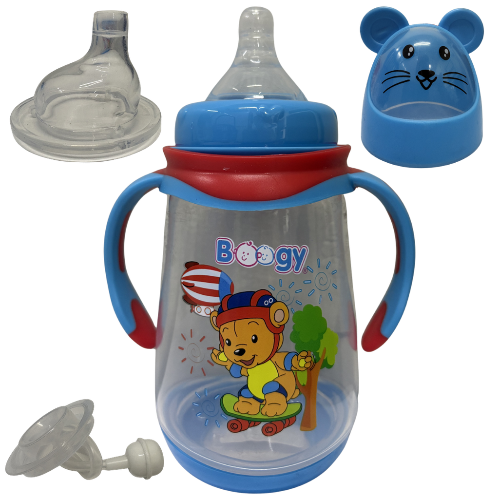 ACC Tetero 10onz 21474 con valvula anticolico Oso Azul