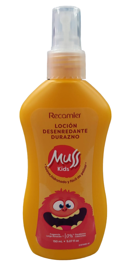 Spray Desenredante Muss Kids Durazno 150ml