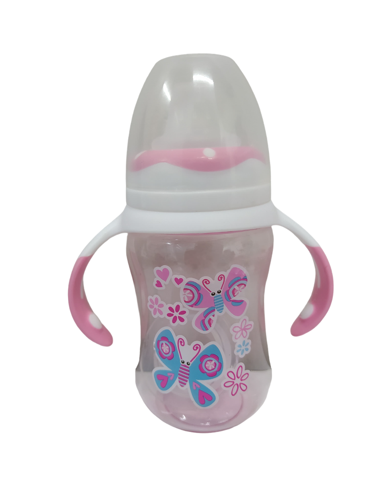 ACC Tetero 8onz BIP1394 Mariposas Rosado
