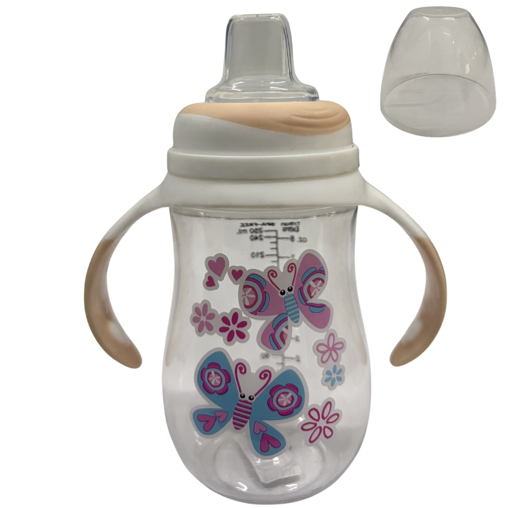 ACC Vaso Antiderrame 8onz BIP1560 Mariposas Beige