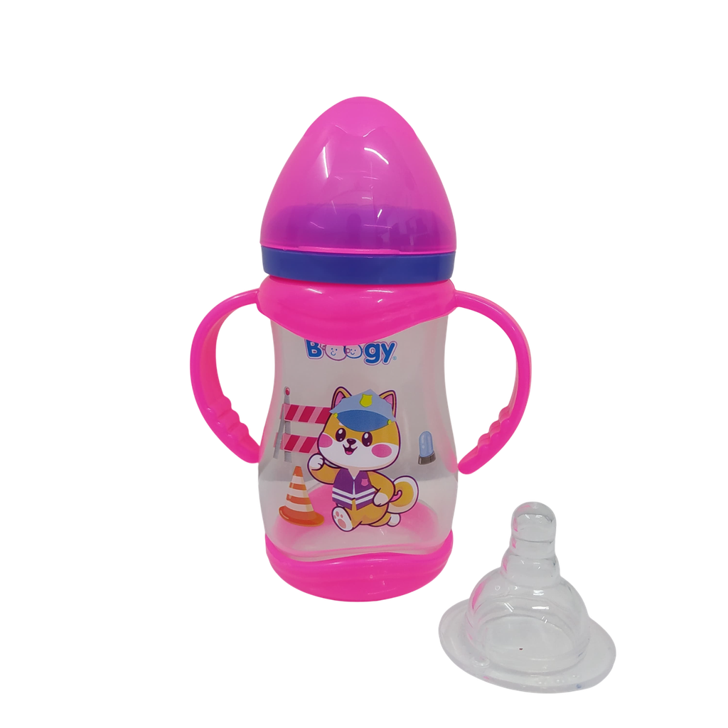 ACC Tetero 10onz 33307 Gata Fucsia