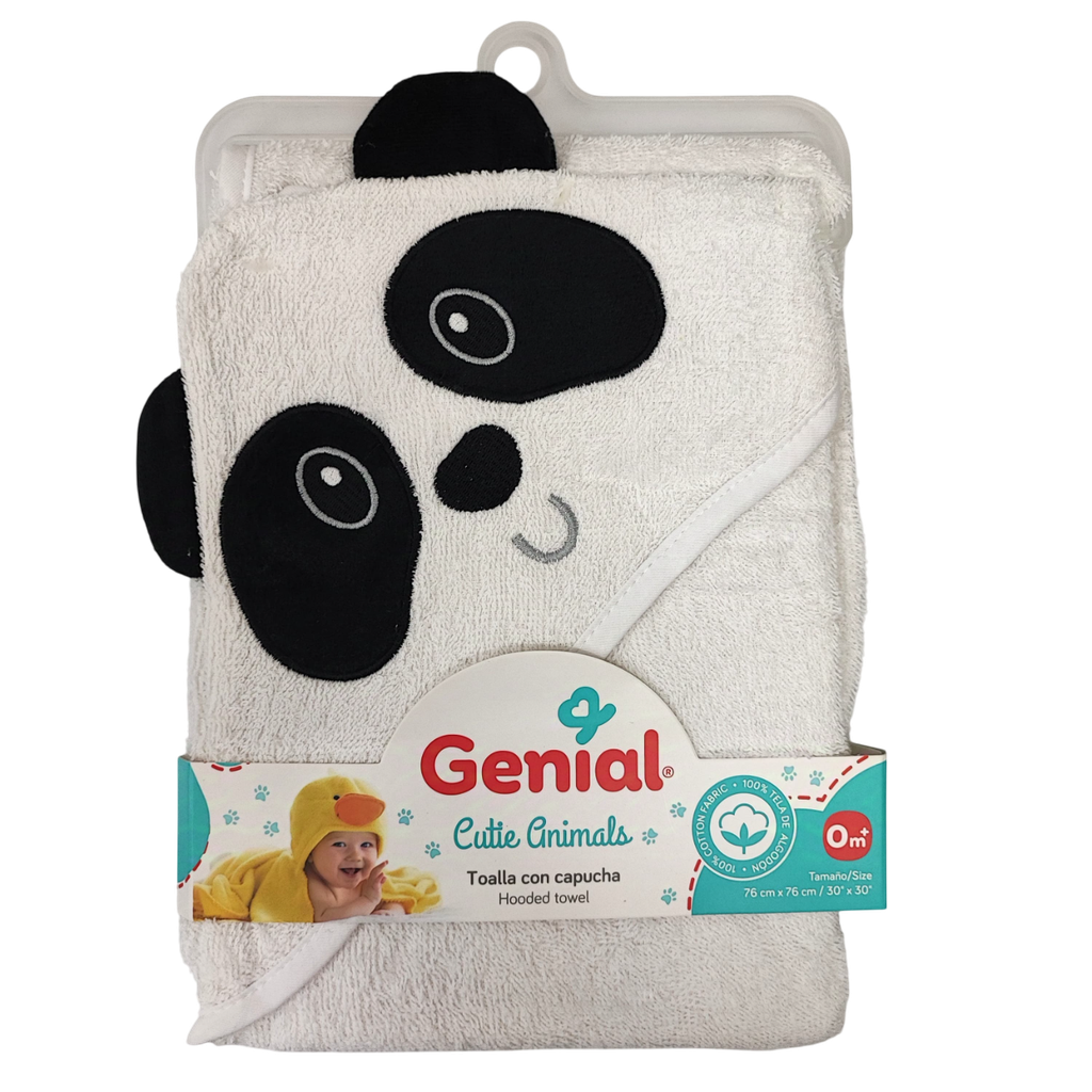 ACC Toalla GNTU120435 76x76cm Blanco Oso Panda