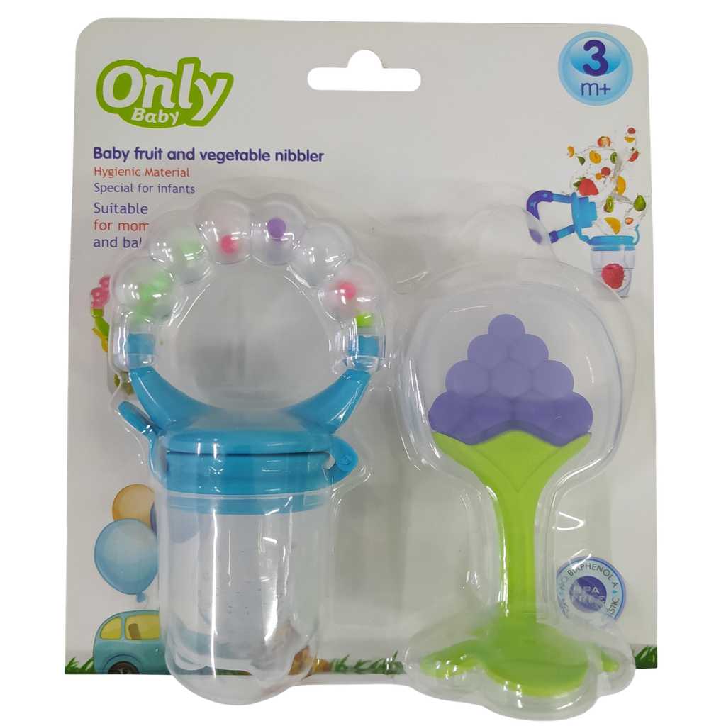 ACC Dispensador de Fruta Silicona y Rascaencia FZ62C1 Azul/Uva