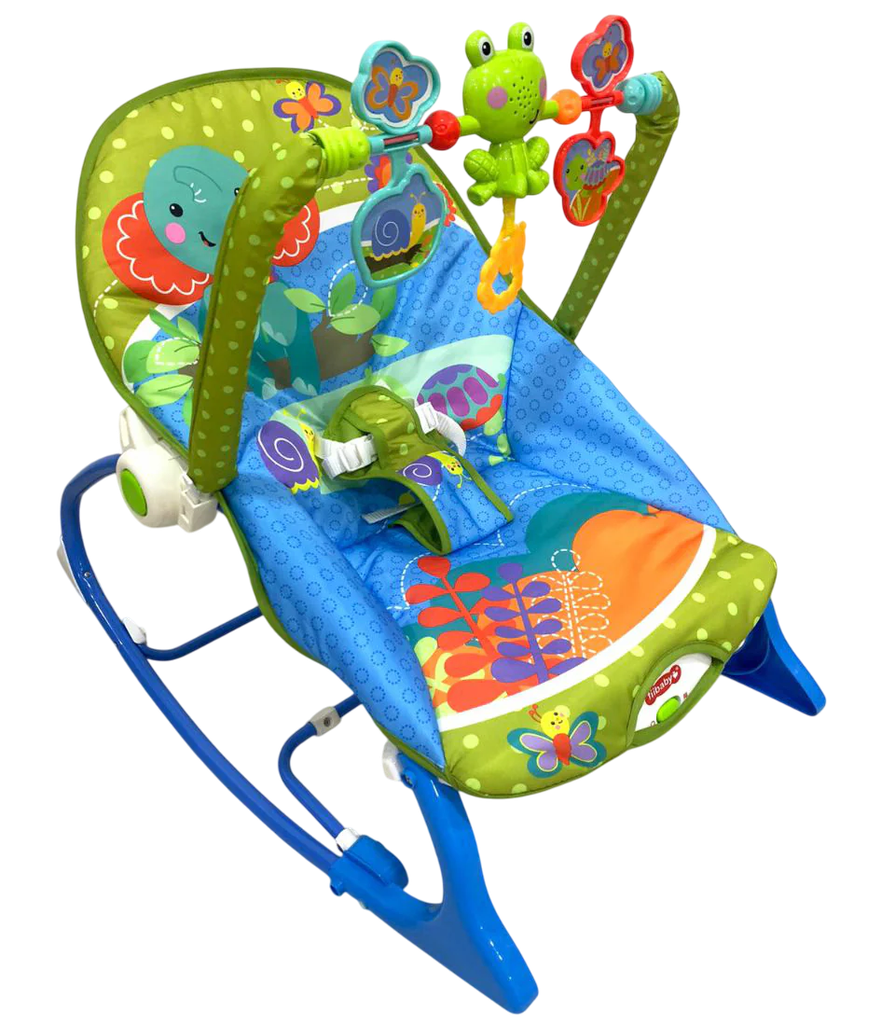 ACC Silla Mecedora Vibradora Musical Azul 68123 Elefante