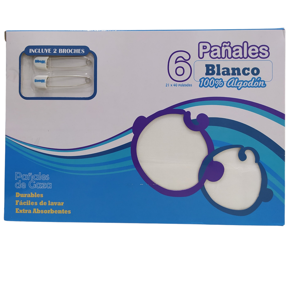 ACC Pañales de Tela 21917 53x97cm x6 Unidades