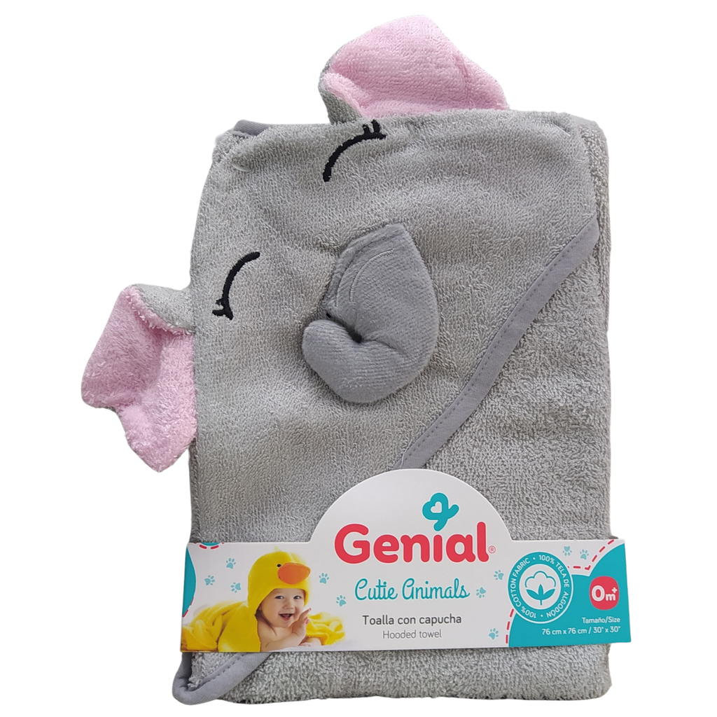 ACC Toalla GNTU120435 76x76cm Gris Elefante