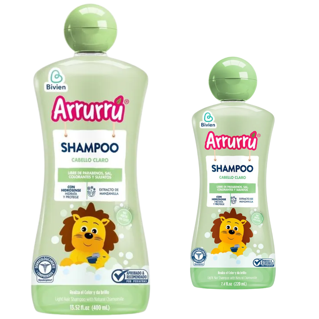 Shampoo Arruru Manzanilla 400ml + 220ml OFERTA