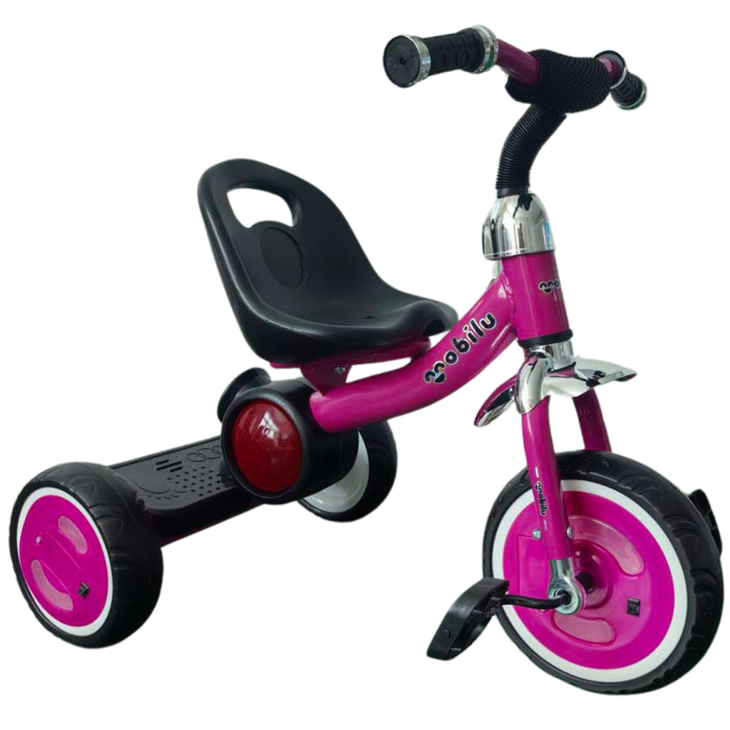 ACC Triciclo metálico con luces y musical MTB115 Fucsia