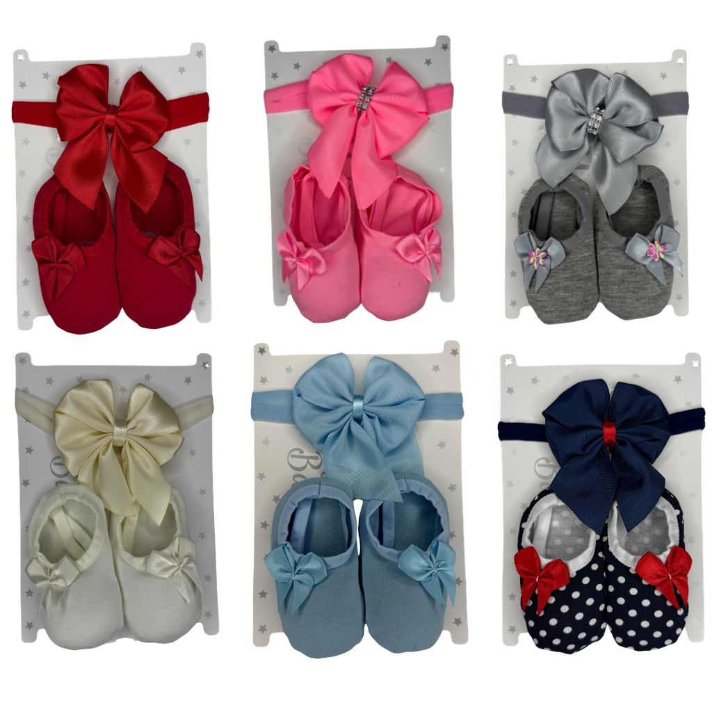 R332 Baletas + Balaca Coquette Colores Surtidos