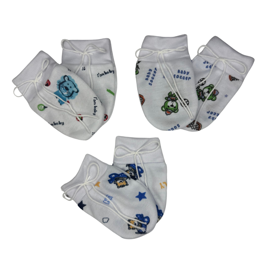 R308 Mitones x3 Unidades Colores Surtidos Niño