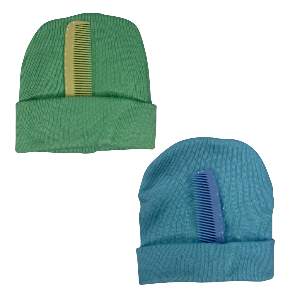 R329 Gorro + Peineta Colores Surtidos Niño