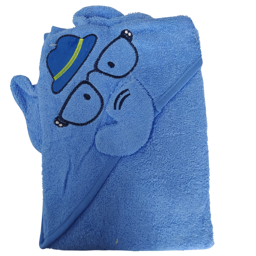 ACC Toalla GNTU120435 76x76cm Azul Elefante