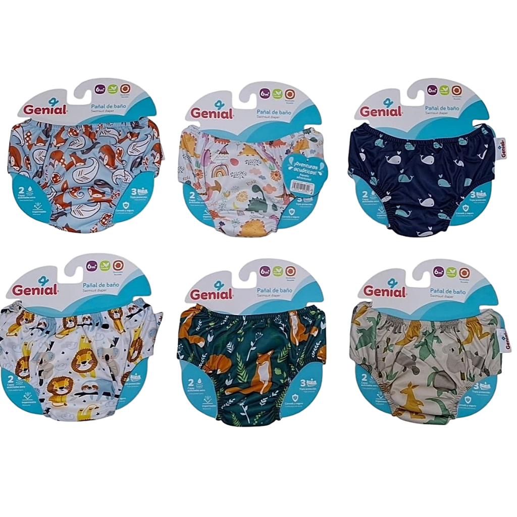 ACC Pañal para piscina reutilizable  GNPJ09 +6 meses Niño