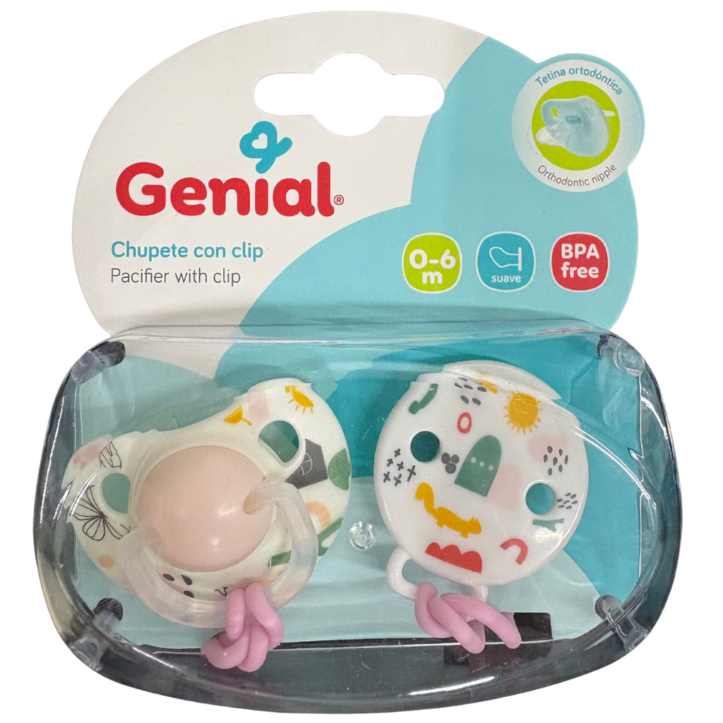 ACC Mamila GNGF3S + Cuerda Rosado-Blanco 0-6m