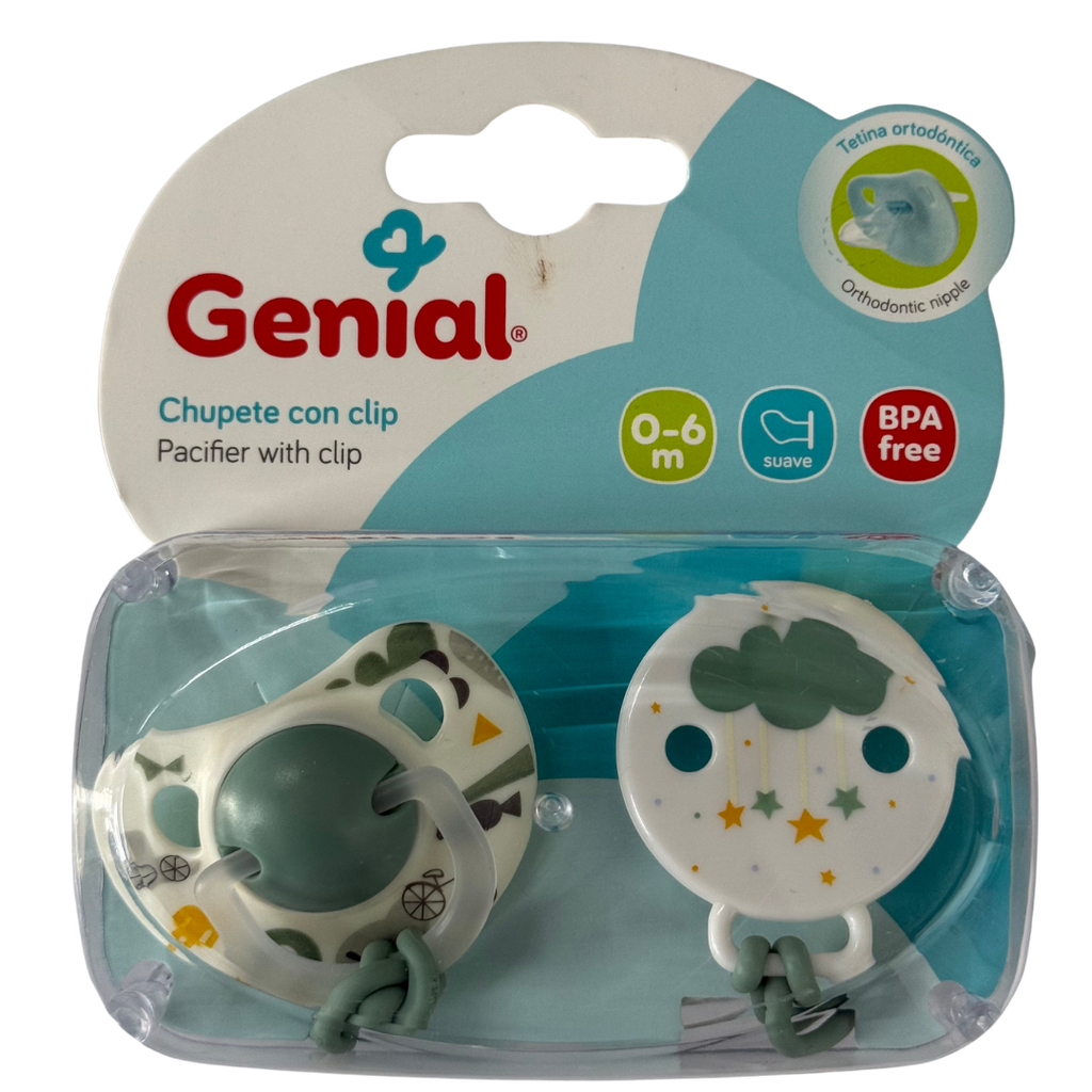 ACC Mamila GNGF3S + Cuerda Verde-Blanco 0-6m