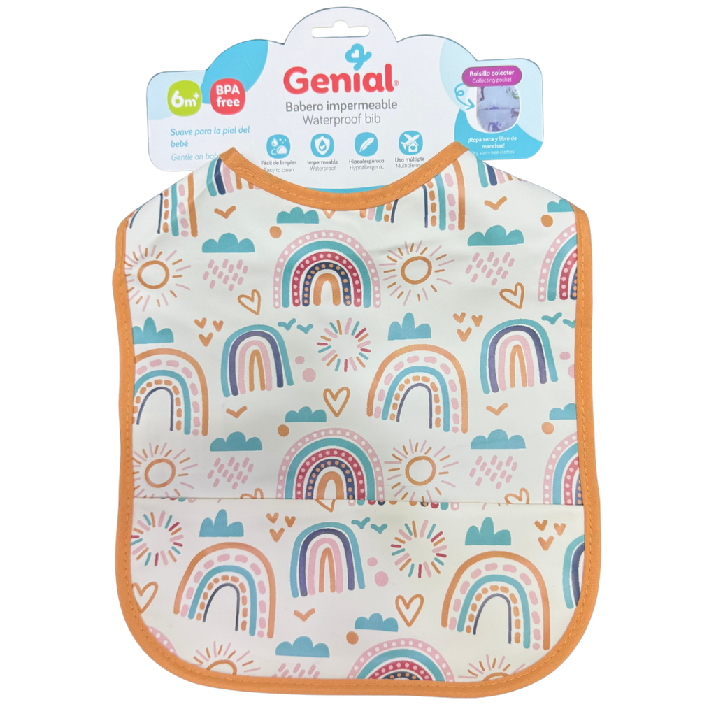 ACC Babero Impermeable GNBB3023 Arcoirirs 6+