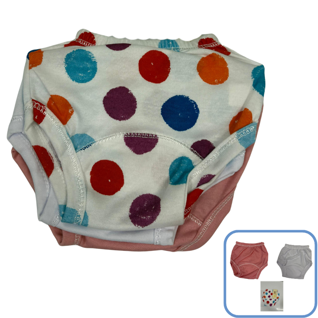 R0034 Calzon Niña x3 Piezas Colores Surtido Talla:Unica