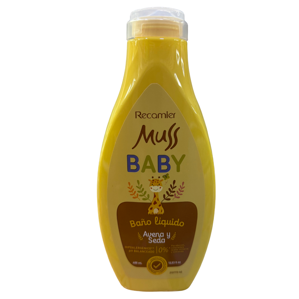 Baño Liquido Muss Baby Avena 400ml