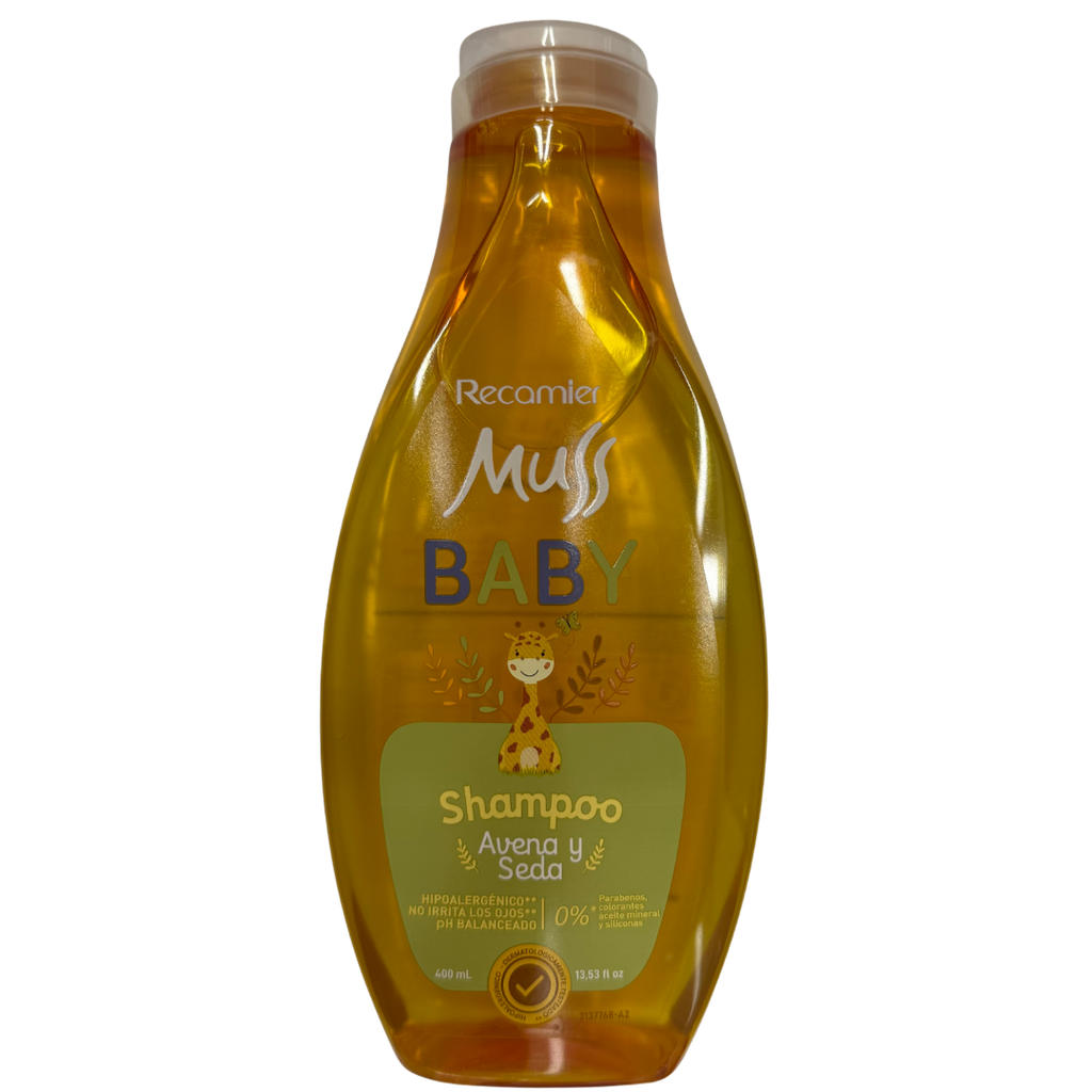 Shampoo Muss Baby Avena y Seda 400ml