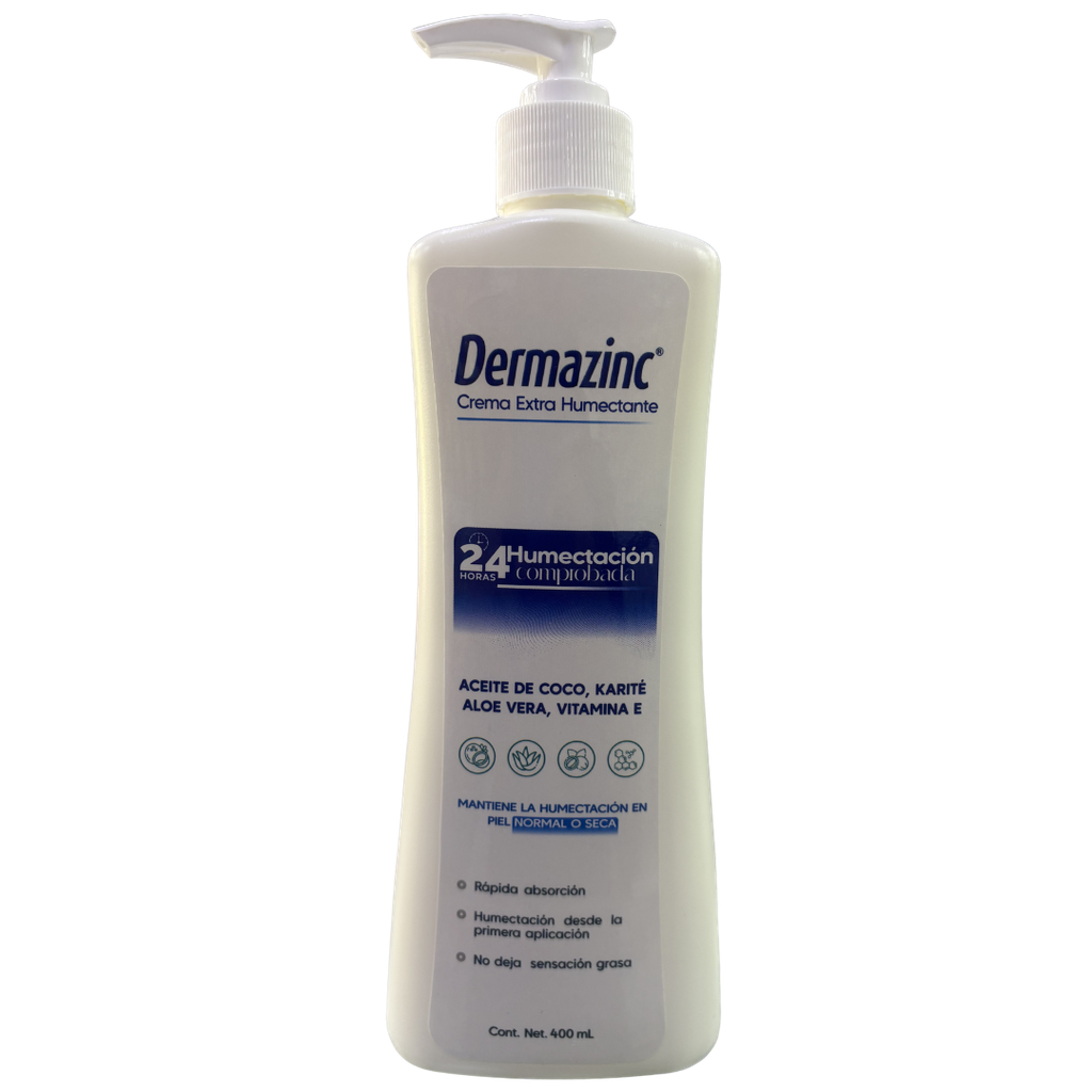 [3706] Crema Corporal Extra Humectante Dermazinc x 400g