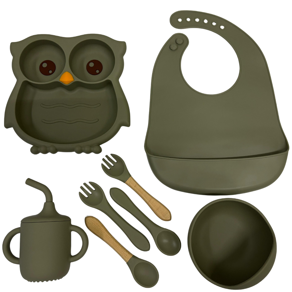 ACC Kit Vajilla de Silicona YST280 Buho Verde